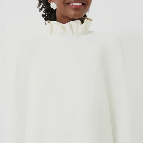 Tuckernuck White/Cream Faye Blouse NWT